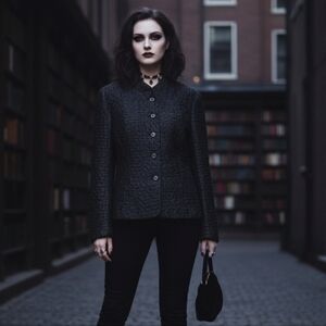 ✨ Vtg 90s Coldwater Creek Popcorn Jacket | M 💚